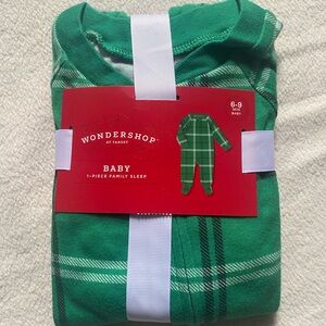 Wondershop Green Plaid Baby Sleepwear
